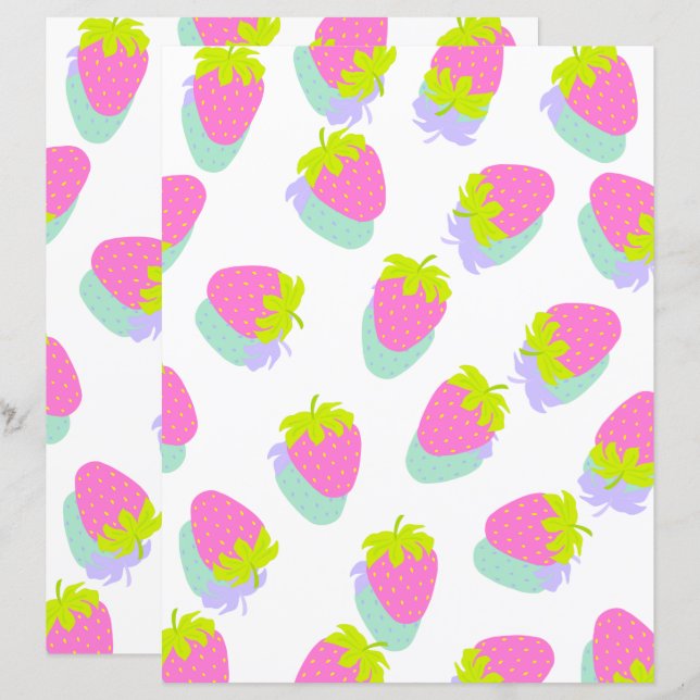 Strawberry White (Fram/baksida)