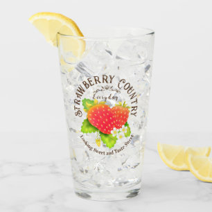Strawberry White Glaskopp