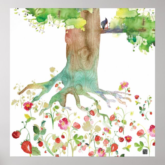 STRAWBERRYROOTS POSTER (Framsidan)