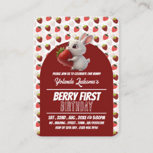 Strawbunny, Berry First Birthday Handout Biljett