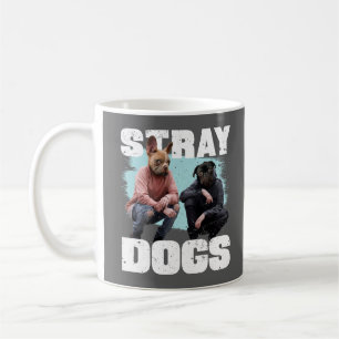STRAY HUNDAR FUNNY FOLLE WITH HUNDAR HEADS KAFFEMUGG