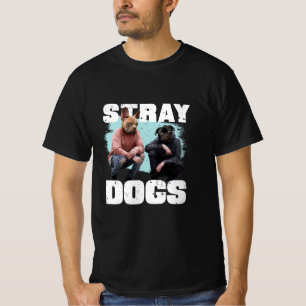 STRAY HUNDAR FUNNY FOLLE WITH HUNDAR HEADS T SHIRT