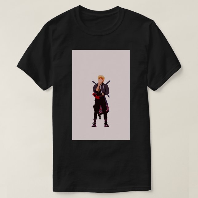 Stray Kids DDU-DU-DDU-DU-Felix Digital Illustratio T Shirt (Design framsida)