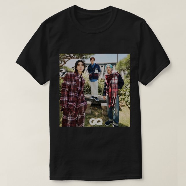 Stray Kids GQ Danceracha SKZ kpop hyunjin felix le T Shirt (Design framsida)