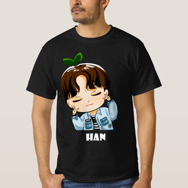STRAY KIDS HAN CHIBI T SHIRT (Framsida)