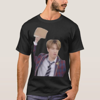 Stray Kids Hyunjin Bok Meme Sticker.png T Shirt