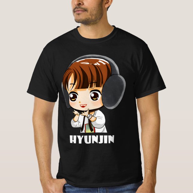 STRAY KIDS HYUNJIN CHIBI T SHIRT (Framsida)