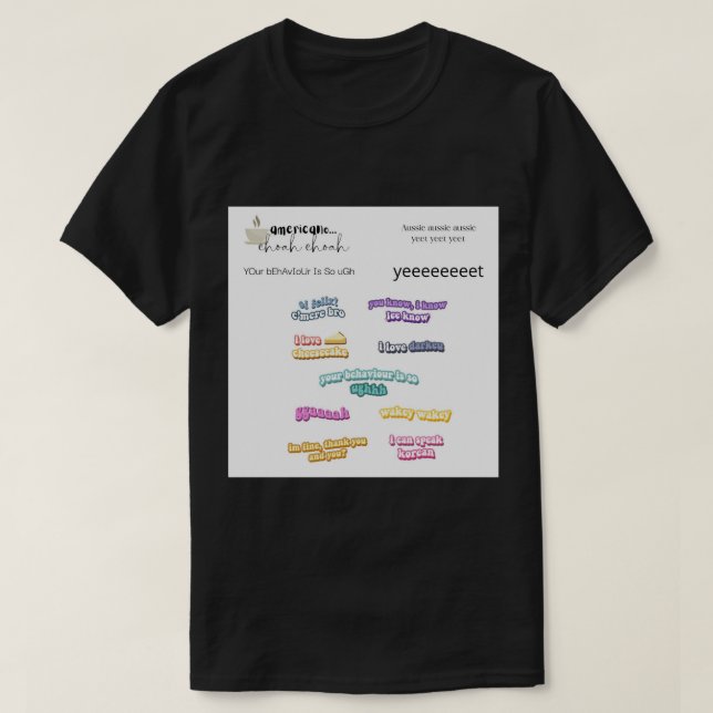 Stray Kids Iconic Linjer skz-text Value Pack Gree T Shirt (Design framsida)
