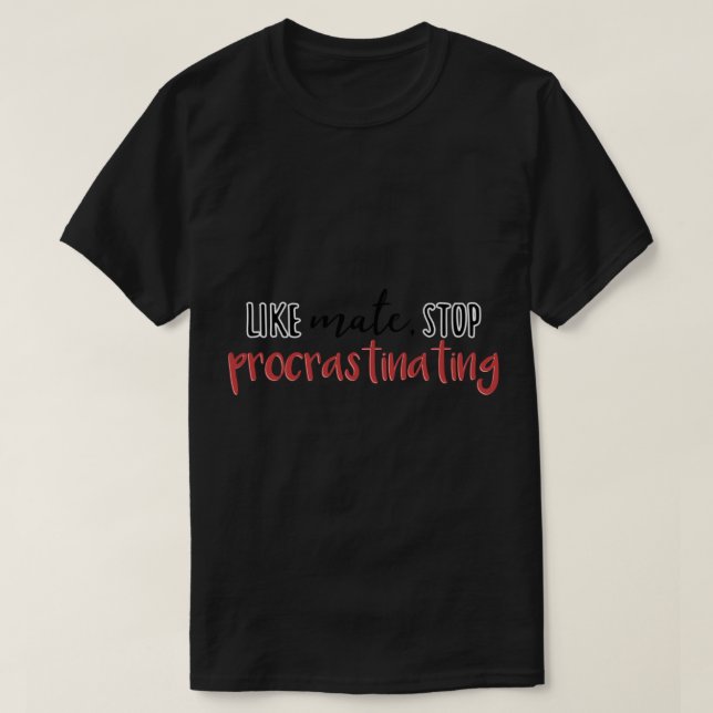 Stray Kids Like Mate, Stop Procrastinating (3RACHA T Shirt (Design framsida)