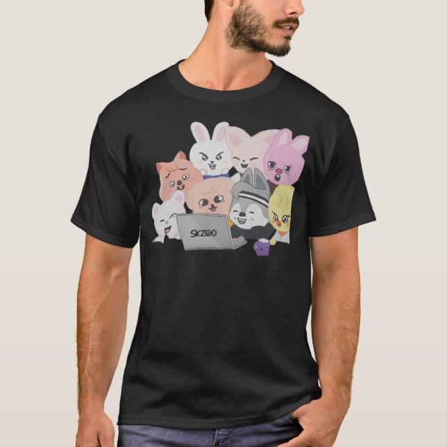 Stray Kids - Skzoo Music T Shirt (Framsida)