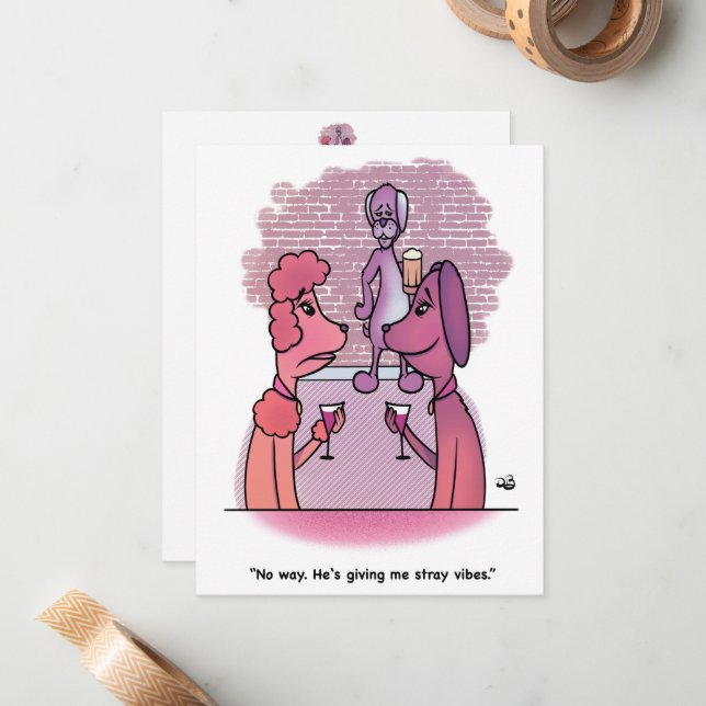 Stray Vibes Anteckningskort (Fram/Back In Situ)