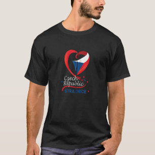 Straznice Czech Republic Heart Flagga Lejon Jacka T Shirt