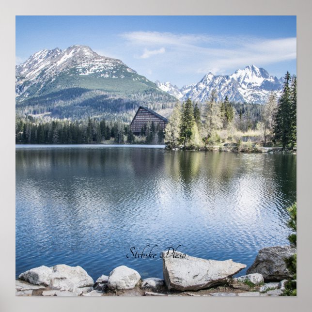 Strbske Pleso, Höga Tatra, Slovakien, Poster (Framsidan)