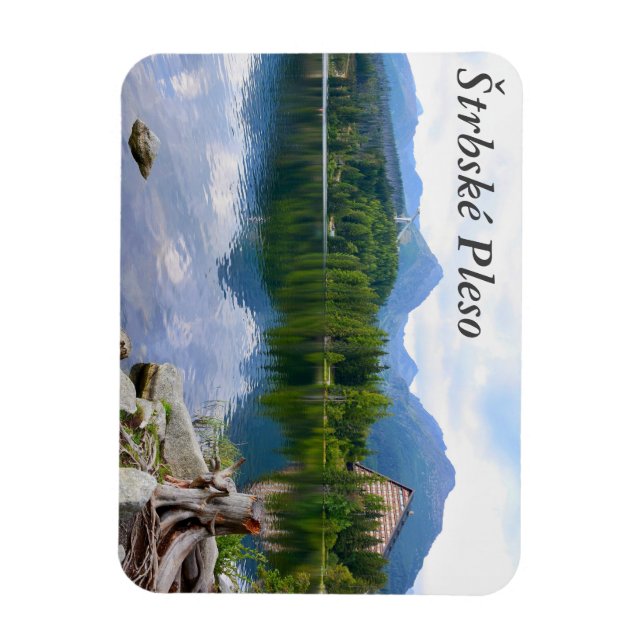 Strbske Pleso sjö Magnet (Vertikal)