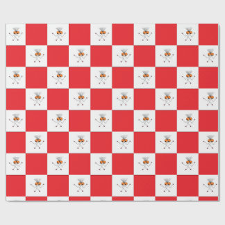 Streaky J Red Wrapping papper Presentpapper