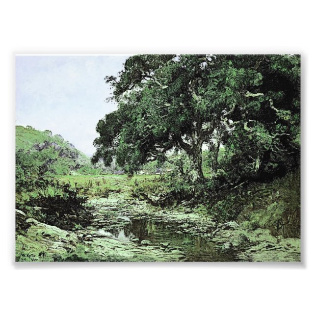 Stream från William Keith (modifierad) Fototryck (Framsidan)