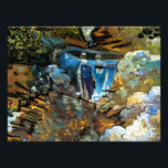 STREAM WATERFALL FOTOTRYCK<br><div class="desc">An art design of a small stream waterfall.</div>