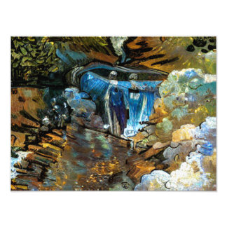 STREAM WATERFALL FOTOTRYCK