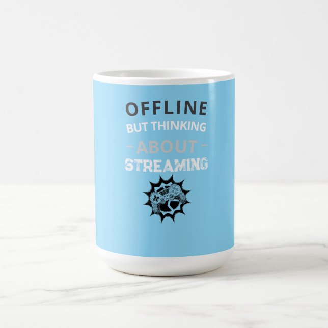 Streamer Offline Tänker På Streaming Kaffemugg (Center)