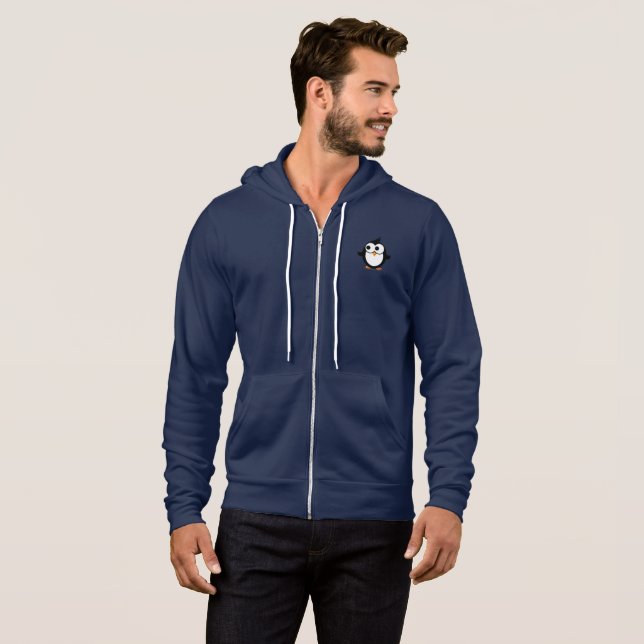 Streamie Fullt-Zip Hoodie T Shirt (Hel framsida)