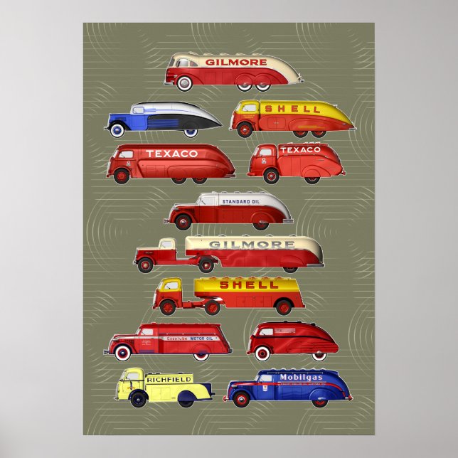 Streamline lastbilar poster (Framsidan)