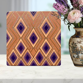 Streamline Modern Disco Waterfall Purple Orange Kakelplatta