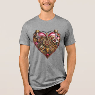 Streampunk Heart Ruby Valentine T Shirt