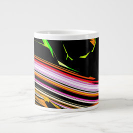 Streck från linjer jumbo mugg