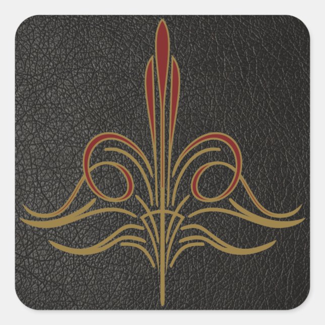 Streck Fyrkantigt Klistermärke (Framsida)