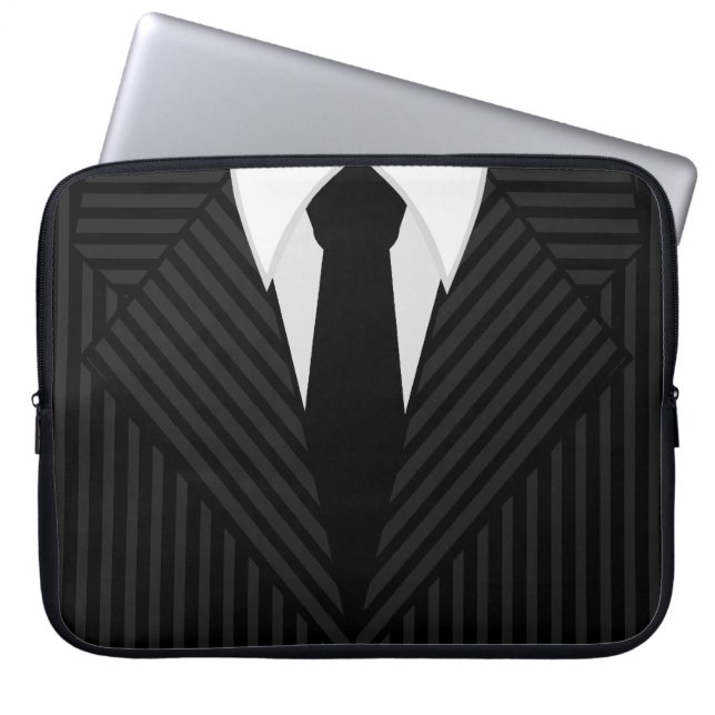 Streck Kostym och Tie Coola 15 Inch Laptop sleeve (Framsidan)