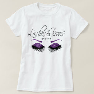 Streck och kors - Lila T Shirt