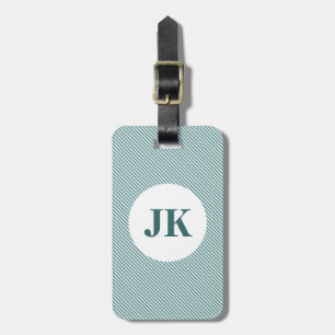 Streck resetagg med personifierbar monogram bagagebricka