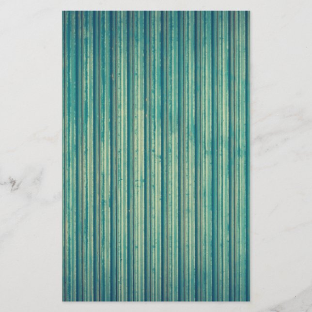 Streckad blå Linjer Brevpapper (Framsida)