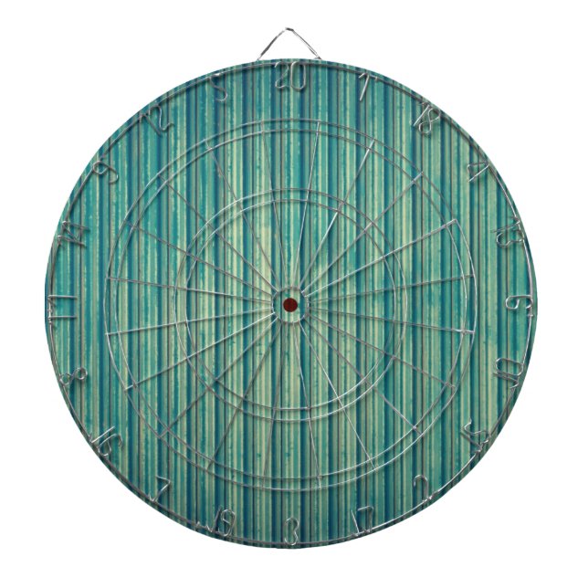 Streckad blå Linjer Darttavla (Framsidan)