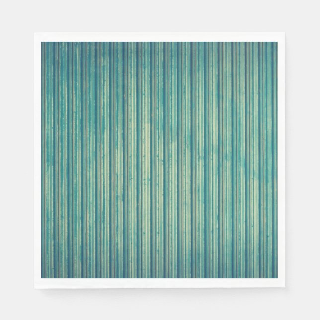 Streckad blå Linjer Pappersservett (Framsidan)