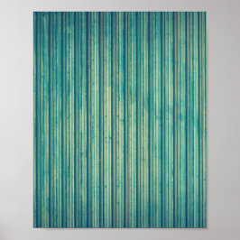 Streckad blå Linjer Poster