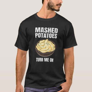Streckad potatis slå på mig t shirt