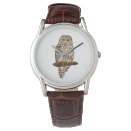 Streckad uggla armbandsur