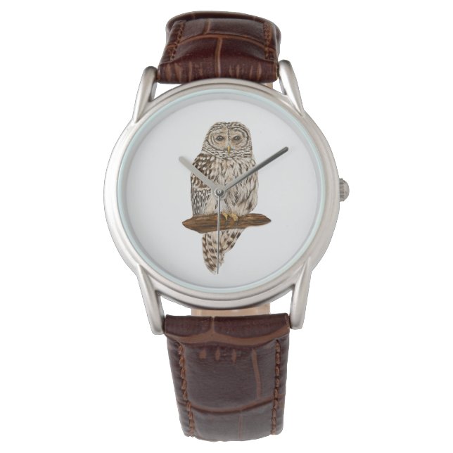 Streckad uggla armbandsur (Framsida)