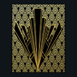 Streckande Art Deco Stil Poster<br><div class="desc">Om du väljer att ladda ned poster Walgreen-butiken din hämtning i olika storlekar och i olika struktur på mycket bra pris. Ibland med rabatt. Ett tips från min amerikanska vän. Se onlinen "Digital Printing" (Digital Printing) i Storbritannien. Jag skapade denna slående Art Deco Poster att man använder en konsthändsk mönstrad...</div>