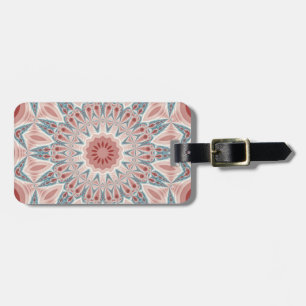 Streckande modern Kaleidoscope Mandala Fractal Art Bagagebricka