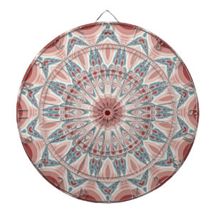 Streckande modern Kaleidoscope Mandala Fractal Art Darttavla