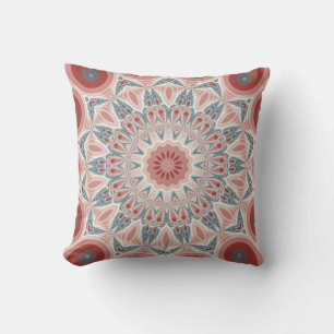 Streckande modern Kaleidoscope Mandala Fractal Art Kudde