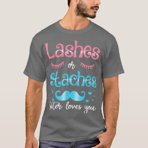 Streckar eller streck Syster Kärlek som du Gender T Shirt
