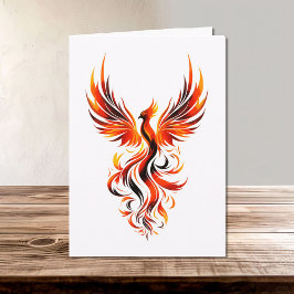 Streckbild i Flames Vector Art Kort