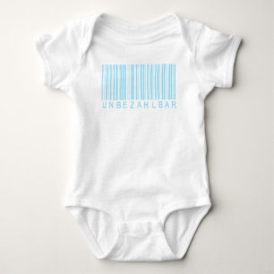 Streckkod Blå för pojkar "OBETALBAR" T Shirt