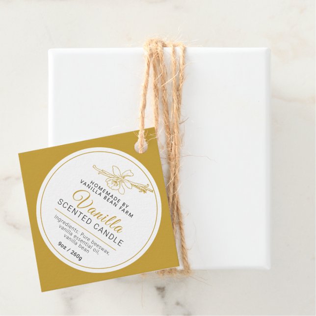 Streckkod för huvudbeståndsdelen i botaniska konst gåvor etiketter (På plats)