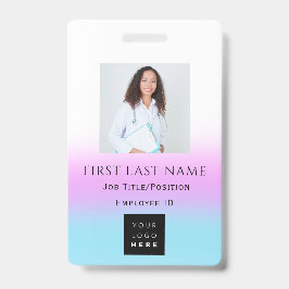 Streckkod Foto Namn ID-kort Läkare Sjuksköterska H