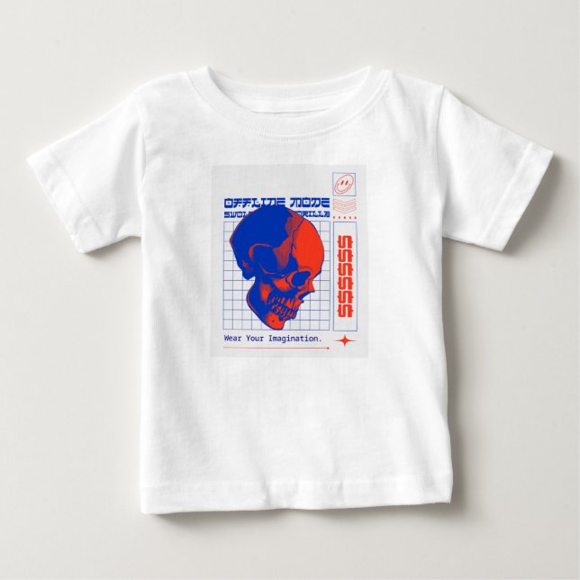 Streckkod i offline-läge - Minimal och estetisk T Shirt (Framsida)