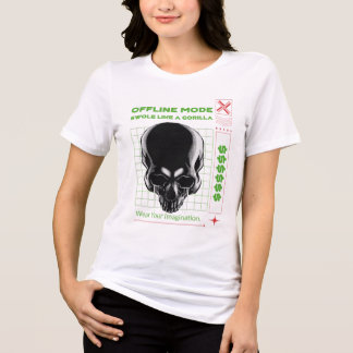 Streckkod i offline-läge T-Shirt - minimal och est